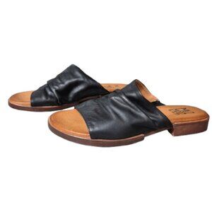 Miz Mooz Black Leather Sandals